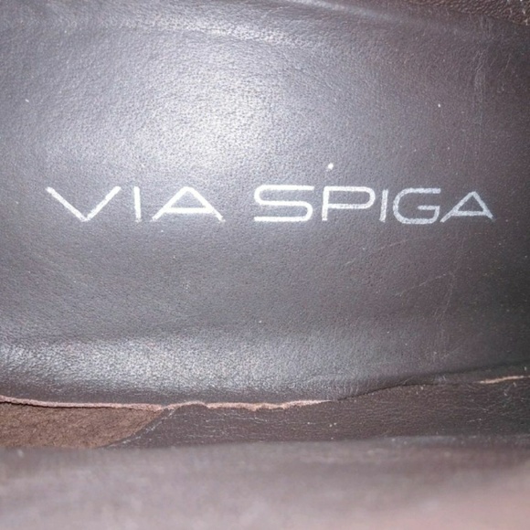 Via Spiga Vintage Brown Suede Gaucho Boots Sz 5.5 - Picture 4 of 8